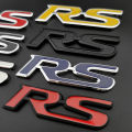 Ineverlefte 3D Metal Car Letters For Honda RS Emblem FIT Jazz Civic HRV JaOriginal de RS Logo Sport Badge Front Grille Trunk Stickers Acceessories. 