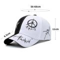 Letter Pattern Baseball Cap Casual Snapback Hat Hop Cap for Sun Protection Sports Urban Style Men and Women Hop Scene Unisex. 