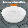 20 Pack Plant Saucers Drip Tray 6 Inch Clear Plastic Flower Pot Saucers for Indoor Plants, Plant Drip Tray for Pots. 