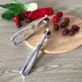 New 6'' Cherry Fruit Kitchen Pitter Remover Olive Corer Remove Pit Tool Seed Gadge Fruit and Vegetable Tools Cherry Pitter. 