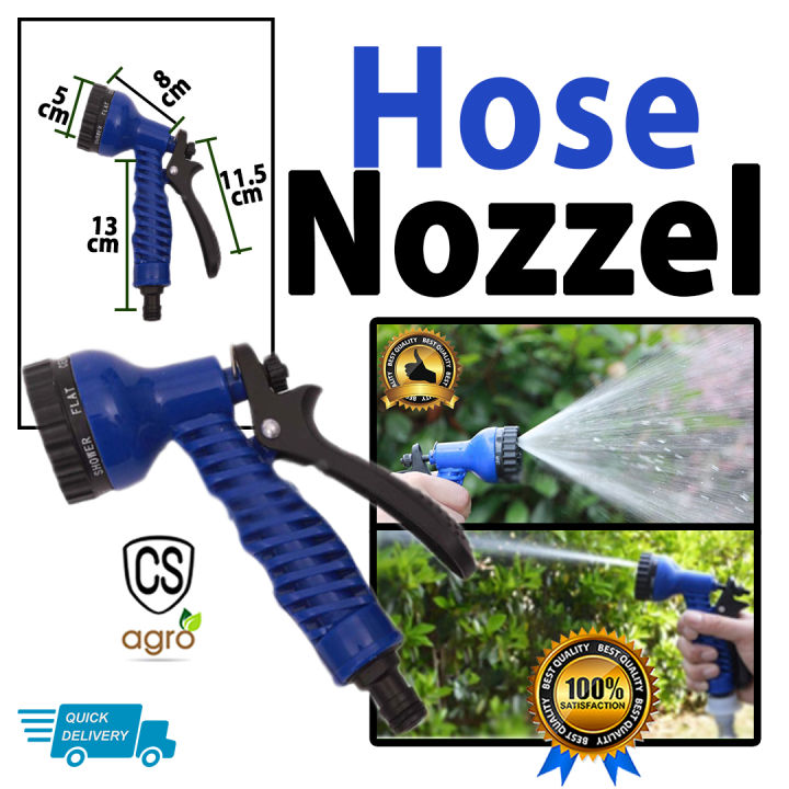 Garden Watering Hose Spray Head Nozzle 7 pattern