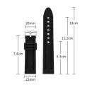 【Miga Plaza】28mm 30mm Waterproof Silicone Watchband 18mm 20mm 22mm 24mm 26mm Stainless Steel Metal Brushed Buckle Bracelet Rubber Watch Strap High Quality Sport Soft Diving Clock Band. 