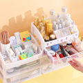 Cosmetic Storage Box Plastic Storage Rack Dressing Table Storage Rack Transparent Drawer Jewelry Box Desktop Finishing Box. 