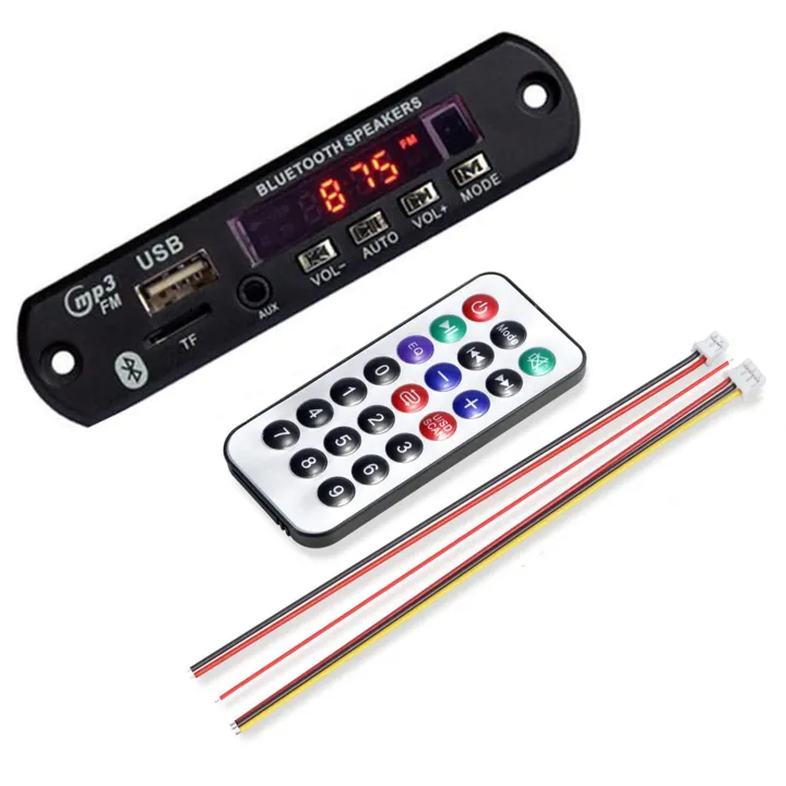 5V%20/%2012V%20USB%20Bluetooth%20MP3%20WMA%20FM%20AUX%20Decoder%20Board%20Audio%20Kit%20With%20Remote%20-%20Image%208