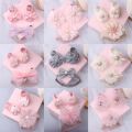 【Hot selling items 】2 Pcs Baby Headband Socks Set Flower Bows Newborn Headbands Hair Bands For Baby Girls Kids Headwear Baby Hair Accessories. 