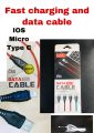 Fast Charging And Data Tranfer Cable For IOS.Micro Usb Type C.. 