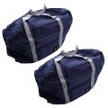 (VDZI) 2X Multifunction Large Capacity Casual Folding Waterproof Luggage Storage Bags Navy. 