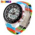 【BestGO】SKMEI Men Sports Watches Fashion Digital Watch Alarm Dual Display Casual 30M Waterproof Chrono Wristwatches 1016. 