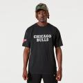 Chicago Bulls Logo Printed T shirt for men - Black. 