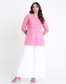 Spring & Summer ¾ Sleeves Kurtha with Embroidered. 