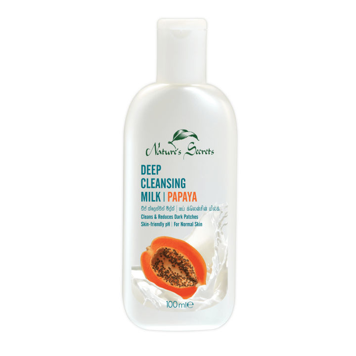 Nature's Secrets Deep Cleansing Milk – Papaya 100ml