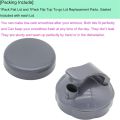 Blender Cups Flat Lid and Flip Top To-Go Lid Replacement Parts. 