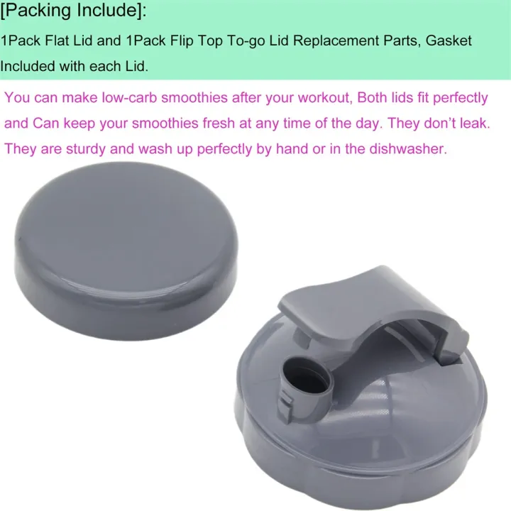 Blender%20Cups%20Flat%20Lid%20and%20Flip%20Top%20To-Go%20Lid%20Replacement%20Parts%20-%20Image%202