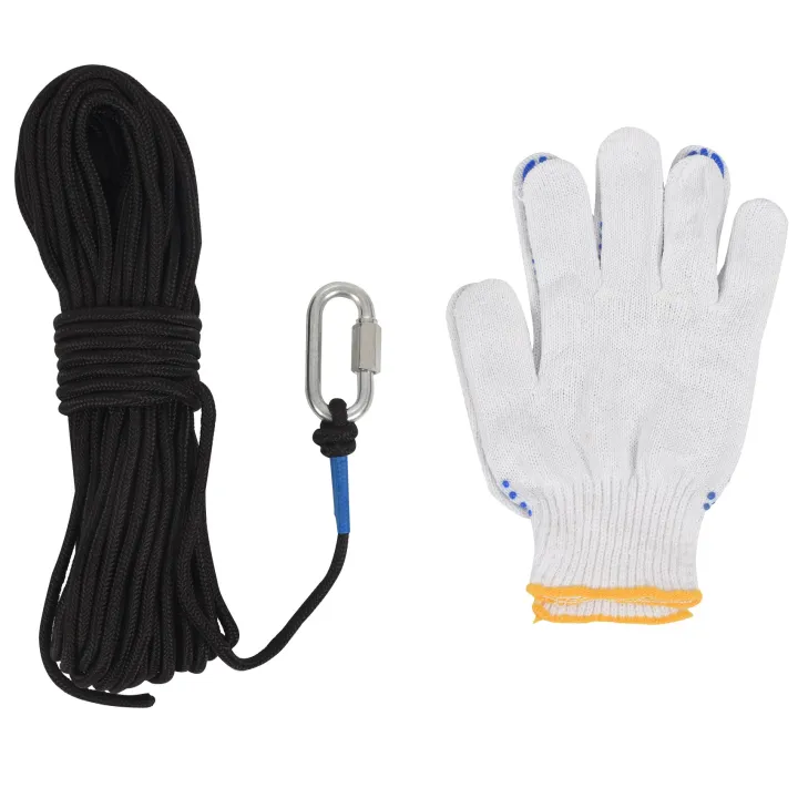 Msafe Rope Fishing Magnet Rope 20 Meters, Heavy Rope with Safe Lock,All Purpose ...