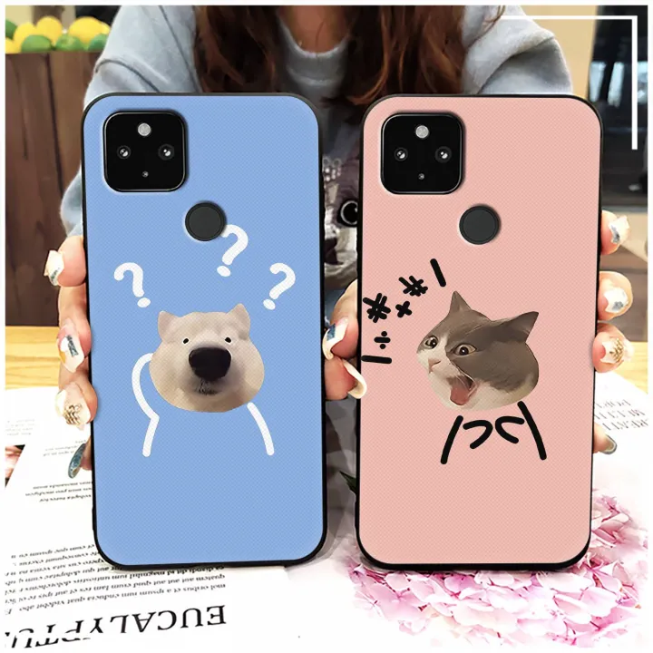 Anti-dust%20Shockproof%20Phone%20Case%20For%20Google%20Pixel%204A%205G%20Couple%20TPU%20Full%20wrap%20Soft%20case%20Protective%20Fashion%20Design%20Cartoon%20-%20Image%203