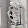 Pot Lid Organizer Rack Pot Lid Stand Reusable Metal Multifunction Lid Storage Organizer Pot Lid Rack for Cabinet Pantry Dining Room Cupboard. 