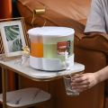 3 compartment juice dispenser / Rotatable Cold Water Jug With Faucet  / Drink Beverage Dispenser/. 
