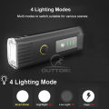 Outtobe Bicycle Light 4 Light Modes Smart Bike Light Cycling Front Headlight Lamp Rechargeable USB Charging Bike Lamp Waterproof LED Headlight 400 lumen Anti-glare MTB Bike Accessories. 