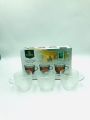 Coffee & Tea Glass Cups 6 Pieces Set. 