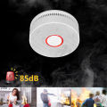 Smoke Detector Alarm Portable Fire Alarms Photoelectric Sensor Batterys Operated Not Hardwired with Red LEDs Indicator for Home Office Hotel. 