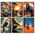 A3/A4 Size Framed wall posters beautiful nature Animals Art elegant wall posters wall decorations for any room. 