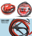 Jumper Cables 1000 AMP Booster Cable Heavy Duty Battery Jump Start, Vehicle Booster Cable with Heavy Copper Plated Jaws. 