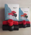 PVC Ball Valve Red Handle Stop Valve 1/2, 3/4, 1  Inch Home,Garden Uses. 