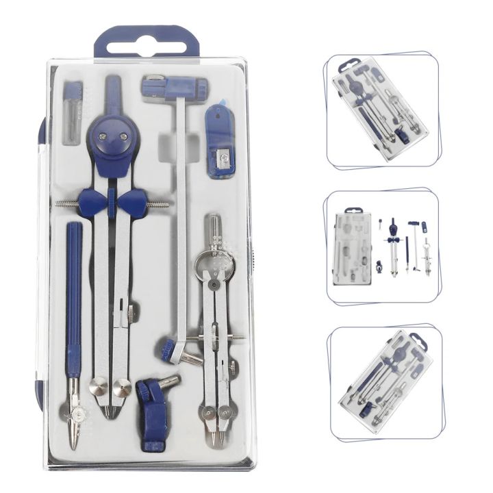 Drawing Compasses Tools Drafting Tool Multi Practical Professional Math Functional Geometry Box Set Teaching Compass Supplies