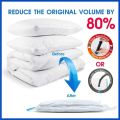5PCS Vacuum Bags for Storing Clothes Vacuum Seal Bag Space Saving Bags for Storing Clothes Pillow Bedding Blanket Storage. 