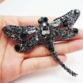 Fashion Crystal Rhinestone Wings Dragonfly Brooch Exquisite Birds Pin Brooch for Women Men Party Casual Office Brooch Pins Gifts. 