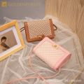 Korea Fashion Grid Ladies Shoulder Bag Cute Sweet Ladies Crossbody Bag 090#. 