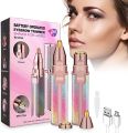 Portable Eyebrow Trimmer For Women 2 In 1 CF-001B Rechargeable, Epilator For Women, For Women 2 In 1 Facial And Eyebrow Hair Remover. 