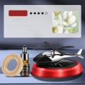 Solar Helicopter Air Freshener Car Aircraft Aromatherapy Diffuser Decoration. 