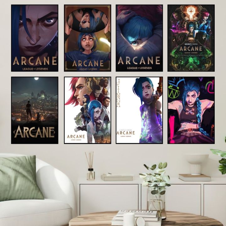 Arcane League of Legends Poster Prints Wall Sticker Painting Bedroom ...