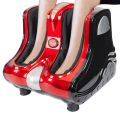 Foot Massager, Electric Rolling Shiatsu Feet Massage Spa Rest Ankle Calf Leg Massagers Stimulator Footspa Machine for Home Office Massages, with 4 Powerful Modes Adjustable Angle Red. 