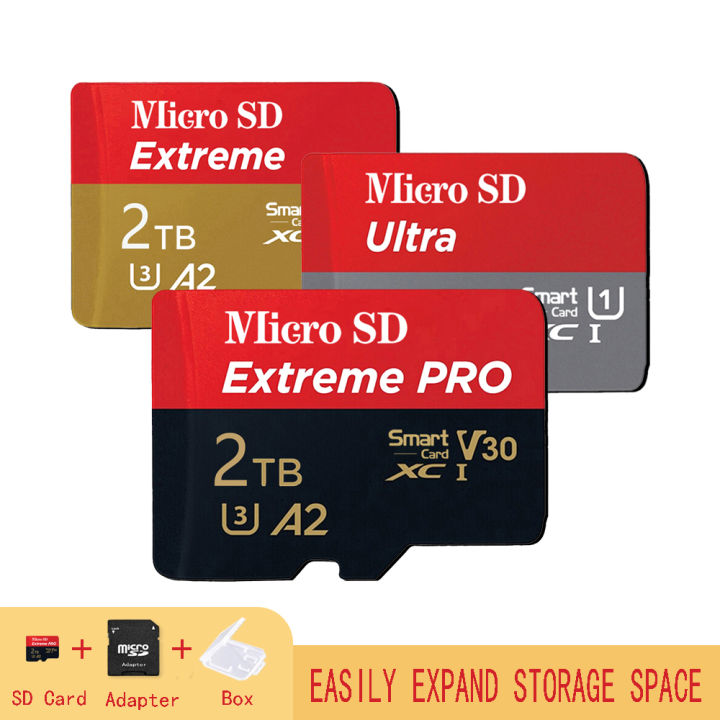 High Speed Micro TF SD Card 2TB TF SD Card Flash Card 1TB Memory USB ...