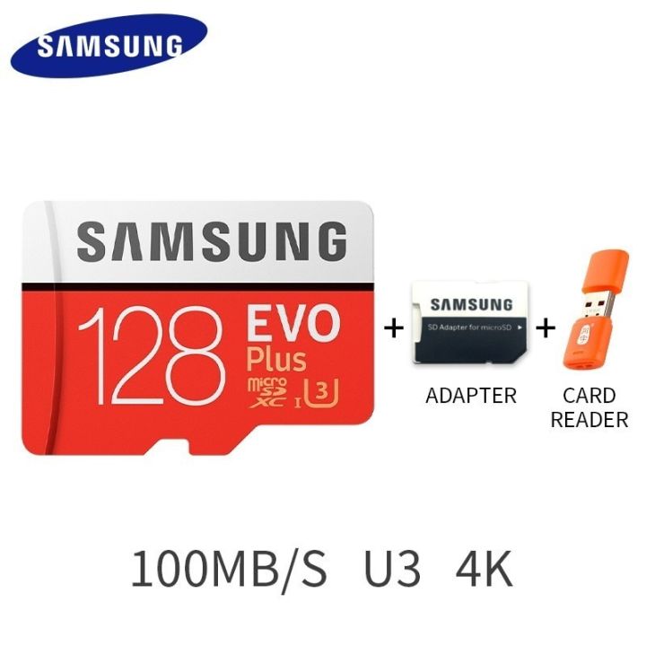 【Samsung SD Card 128G 】 SAMSUNG Micro SD 512G Memory Card 128GB 64GB 100MB/s SDXC U1U3 UHS-I MicroSD TF Flash 32GB for Smartphone /Tablet