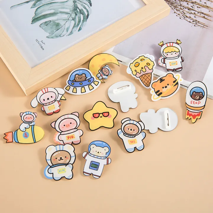 1/5%20Pcs/Set%20Cartoon%20Brooch%20Set%20Gift%20Accessories%20Cute%20Pin%20for%20Women%20Girls%20-%20Image%203