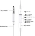 Wired Earphones with Mic – 3.5mm | Universal for iPhone, Samsung, Oppo | A+ Audio Quality | SL STORY earphone with mic, 3.5mm headset, wired headphones, universal earphones, iphone earphones, samsung headset, SL STORY, original quality earphone. 