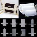 DIY Plastic Weaving Plastic Mesh Cloth White Craft Bag Fixed Grid Sheet Handmade Knitting Crochet Bags Plate Bag Accessories. 