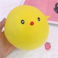 【chick】 Soft Rubber Inflatable Chicken Hippo Balloon Animal Stress Squeeze Prank Gift. 