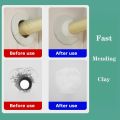 White Seal Putty Waterproof Duct Seal Repair Sealing Clay, Quick Mending Mud for Drain Connection, Wall Hole, Air Conditioning Hole. 