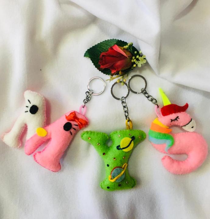 Keytag%20Keyring%20%20Handmade%20Soft%20Felt%20Craft%20Key%20Tags%20Multi%20Color%20Handmade%20DDcraft%20-%20Image%203