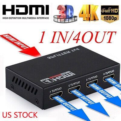 HDMI%20Splitter,%201x4%20Hdmi%20Splitter%201%20in%204%20Out%20Powered%20Adapter%20with%20Full%20Ultra%20HD%201080P%204K/2K%20and%203D%20Resolutions%20-%20Image%204