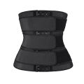 Hot Sweat Waist Slimming Fine-Tuning Zipper Belt Body Shaping Machine Weight Loss Exercise Belt Large Size Black XL. 