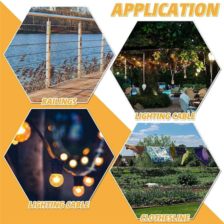 30PCS%201/8%20Inches%20Stainless%20Steel%20Wire%20Rope%20Cable%20Clip%20Clamp%20For%20Wire%20Rope%20Rigging%20Tent%20Rope%20Guard%20Railing%20System%20-%20Image%205