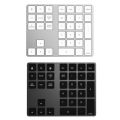 HXSJ BT 3.0 Wir-eless Numeric Keypad 34 Keys Digital Keyboard for Accounting Teller Windows IOS Mac OS Android PC Tablet Laptop. 