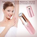 Rechargeable Finishing Touch Women Facial Hair Remover 18K Gold , Beauty Eyebrows Remover Trimmer Razor Shaver Electric Facial Hair Remover. 