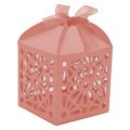50pcs Wedding Cake Laser Cut  boxes Party  Sweets  Candy Chocolate Decorative  Gift  Box. 