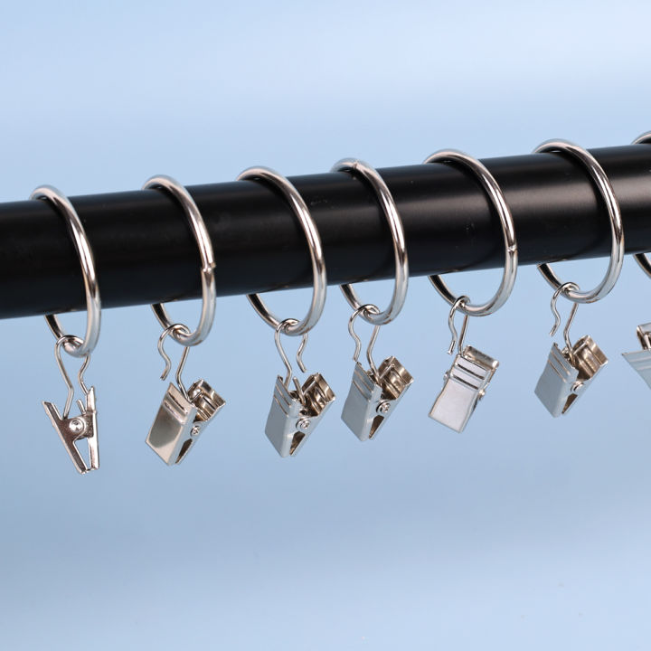 10Pcs/Set%20Curtain%20Rings%20Clips%20Metal%20Decorative%20Rustproof%20Drapery%20Window%20Curtain%20Hanging%20Ring%20Hook%20Clothes%20Clip%20Hanger%20-%20Image%207